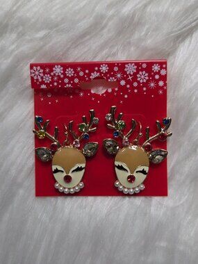 Reindeer Earrings